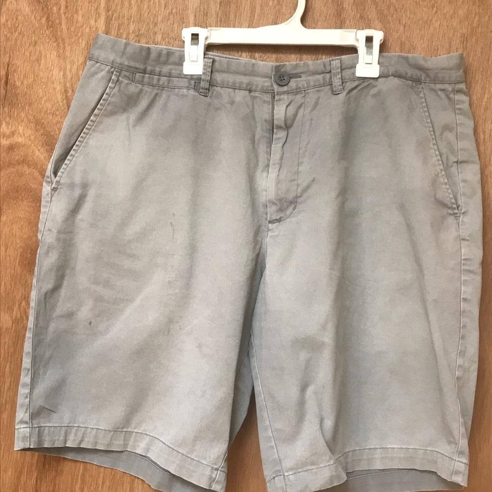 Grey Mens Dress Shorts